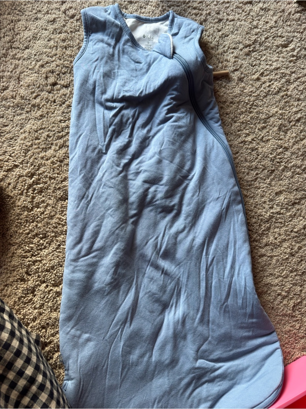 Kyte BABY Sky Blue Sleeveless Sleep Sack with Side Zip